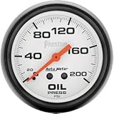 Oil Pressure Gauge - Autometer 5822 Oil Pressure Gauge