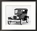 1927 Model T Ford Framed Photographic Poster Print by Ewing Galloway, 20x17