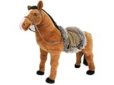 Happy People 58420 - Pferd mit Sound, rotbraun, Tragkraft bis zu 100 kg