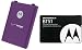 NEW OEM Motorola W755 Standard Battery + Purple Door