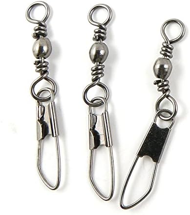 110 Pcs Fishing Swivel Sea Terminal Tackle Clip Connector Solid Coastlock Bulk Lots 09444 Snap Rolling Test 36kg Cross Lock