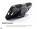 Kyocera Hydro Wave Case,Hydro Air Case, Nagebee Hybrid Armor Stand Case With Holster and Locking Belt Clip Case for Kyocera Hydro Wave / Hydro Air (Holster Combo Black)
