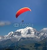 Wallmonkeys Peel and Stick Wall Decals - Paragliding in the Mont Blanc - 48
