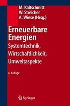 Erneuerbare Energien: Systemtechnik, Wirtschaftlichkeit, Umweltaspekte