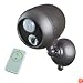Mr. Beams MB371 Remote Controlled Battery-Powered Motion-Sensing LED Outdoor Security Spotlight