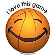 Basketball t shirts: BK-110 I LOVE THIS GAME BASKETBALL T-SHIRT