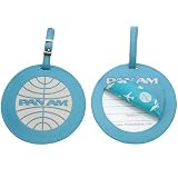 Pan Am Luggage Tag 2 Pc Set- Flight Blue