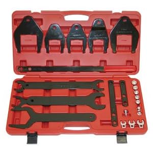 ATD 8606 24 pc. Fan Clutch Removing/Installing Set and Serpentine Belt Tool and Accessories