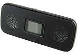 Black Portable Speaker With FM Radio For iPod, iPhone, Cell Phones, MP3, Music Players