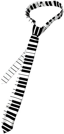 Lynne Carlos Unisex Piano Key Keyboard Music Skinny Necktie 2 Inch