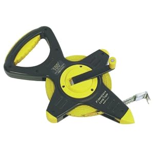 CST Berger 74-Y1001 100ft Fiberglass Zip-Line, Pro-Series Open Reel Tape in FEET 10THS by CST/Berger