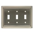 Architectural Triple Switch Wall Plate- Set of 2
