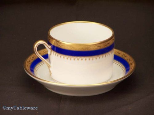 Kitchen: RICHARD GINORI REGAL BLUE CUPS & SAUCERS