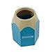 Bao Core BXT Fashionable Adorable Creative Cartoon Pencil Stub Shape Waterproof Pen Pencil Holder Box Cup Blue