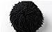 Creazy Beard Wig Hats Handmade Knit Warm Winter Caps Men Women Kid (Black)