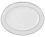 Lenox Opal Innocence Platinum Banded Bone China 13 Oval Platter