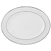 Lenox Opal Innocence Platinum Banded Bone China 13 Oval Platter