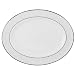 Lenox Opal Innocence Platinum Banded Bone China 13 Oval Platter