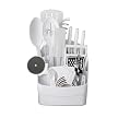 Sunbeam 25-pc. Kitchen Kaddy Tool Set - White