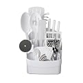Sunbeam 25-pc. Kitchen Kaddy Tool Set - White