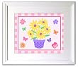 Blossoms and Butterflies Framed Print by Olive Kids (PURPLE)