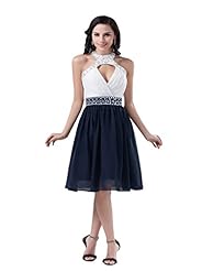 Sexy A-line Cocktail Short Halter Evening Dress/Prom Dress 