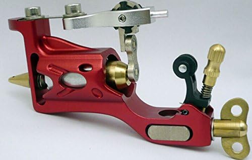 GC New Aluminum Alloy Hand-polished Shader Liner Rotary Tattoo Machines Gun MDJ76B Red Color