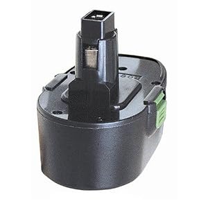 TopCell DW-1822 18-Volt 2.2 Amp Hour NiCad Pod Style Replacement Battery for DeWalt and... by 
