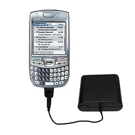 Emergency AA Battery Charge Extender for the PalmOne Treo 680 - Gomadic Brand w/ TipExchange Technology