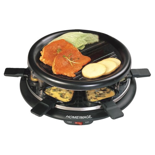6 person raclette party grill