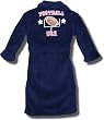 Boy's "Football USA" Fleece Robe in Dark Blue - ON SALE Boy's "Football USA" Fleece Robe in Dark Blue - ON SALE