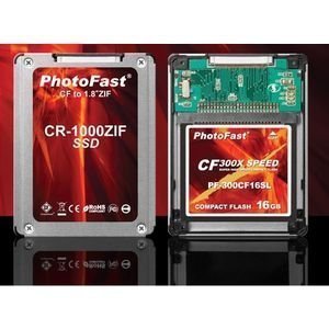 PhotoFast CFカード to 1.8インチ ZIF変換アダプター・CF32GB対応・1ヶ月保証 CR-1000ZIF