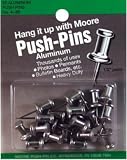 ALUM PUSH PINS 1/2 PT PK/20