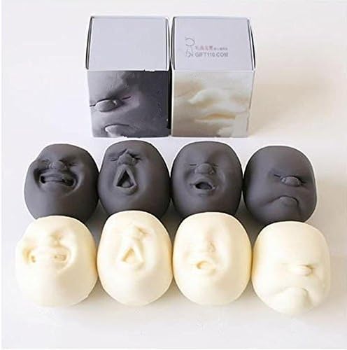 Funny Wry Human Face Decompression Stretchy Caomaru Squeeze Stress Ball Toy