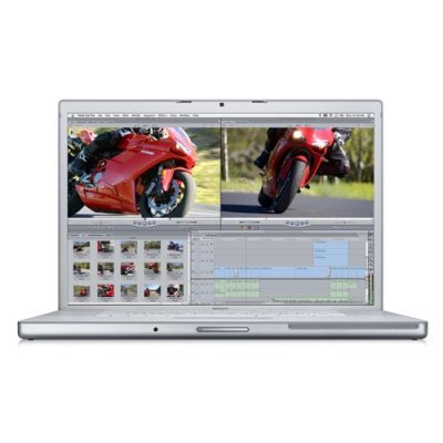 Apple MacBook Pro MB766LL & A 17-Inch Laptop (2.5 GHz Intel Core 2 Duo Processor, 4 GB RAM, 320 GB Hard Drive, Slot Loading SuperDrive) image