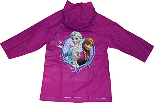Disney Frozen Anna, Elsa and Olaf Girl's Raincoat (X-Large 7-8)