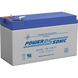 Power-sonic PS-1270F1 - 12 Volt 7 Amp Hour Sealed Lead Acid Battery with 0.187 Fast-on Connector