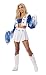Women's Deluxe Dallas Cowboys Cheerleader Costume,White,Medium