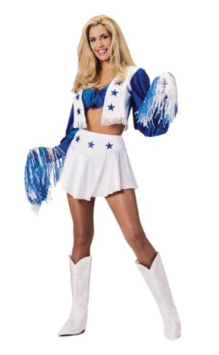 Dallas Cowboys Deluxe Secret Wishes Cheerleader Costume