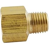 MettleAir NPT Female to 1/4" NPT Male Brass Pipe Adaptor/Adapter Straight Reducer/Reducing Coupling Male to Female