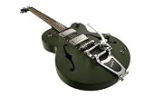 Normandy  ATGWB-AG Archtop Guitar with Bigsby, Powder Coated, Army Green