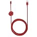 Native Union Night Cable [Apple MFi Certified] for Apple Lightning Devices 10ft Lightning to USB Charging Cable with Weighted Knot (Red)