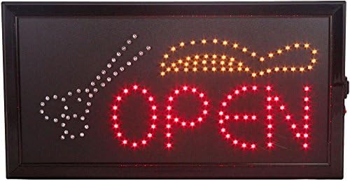 FlashingBoards LED Neon Animated Hair CUT Sign Barbershop Lover Signs