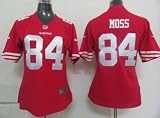 Nike NFL San Francisco 49ers #84 Randy Moss Red Women Jerseys Size 54xxl