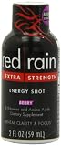 Red Rain Energy Shot, Extra Strength, Berry Flavor, 2-Ounce Bottles (Pack of 12)