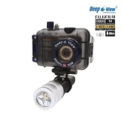 Pack HD14 Deep Fujifilm Finepix AV200 + 80m Dichtes Unterwassergeh�use + LF300 3W Fackel
