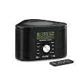 Pure Outlet Chronos iDock Series II DAB/FM Stereo Clock Radio with Dock for iPod/iPhone - Black