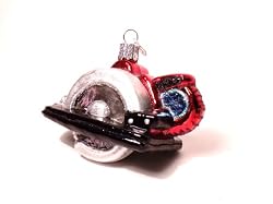 Power Saw Glass Ornament Carpenter Handyman