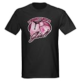 Fight Like A Girl 2 Breast cancer Dark T-Shirt by CafePress