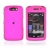 for Blackberry Storm 2 Rubberized Hard Case Cover Pink